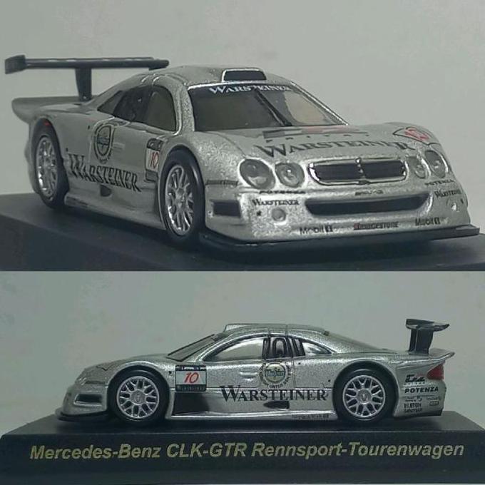 1:64 KYOSHO MERCEDES BENZ CLK GTR DIECAST MOBIL MERCY MERSI CLK-GTR NOT POPRACE BYD27