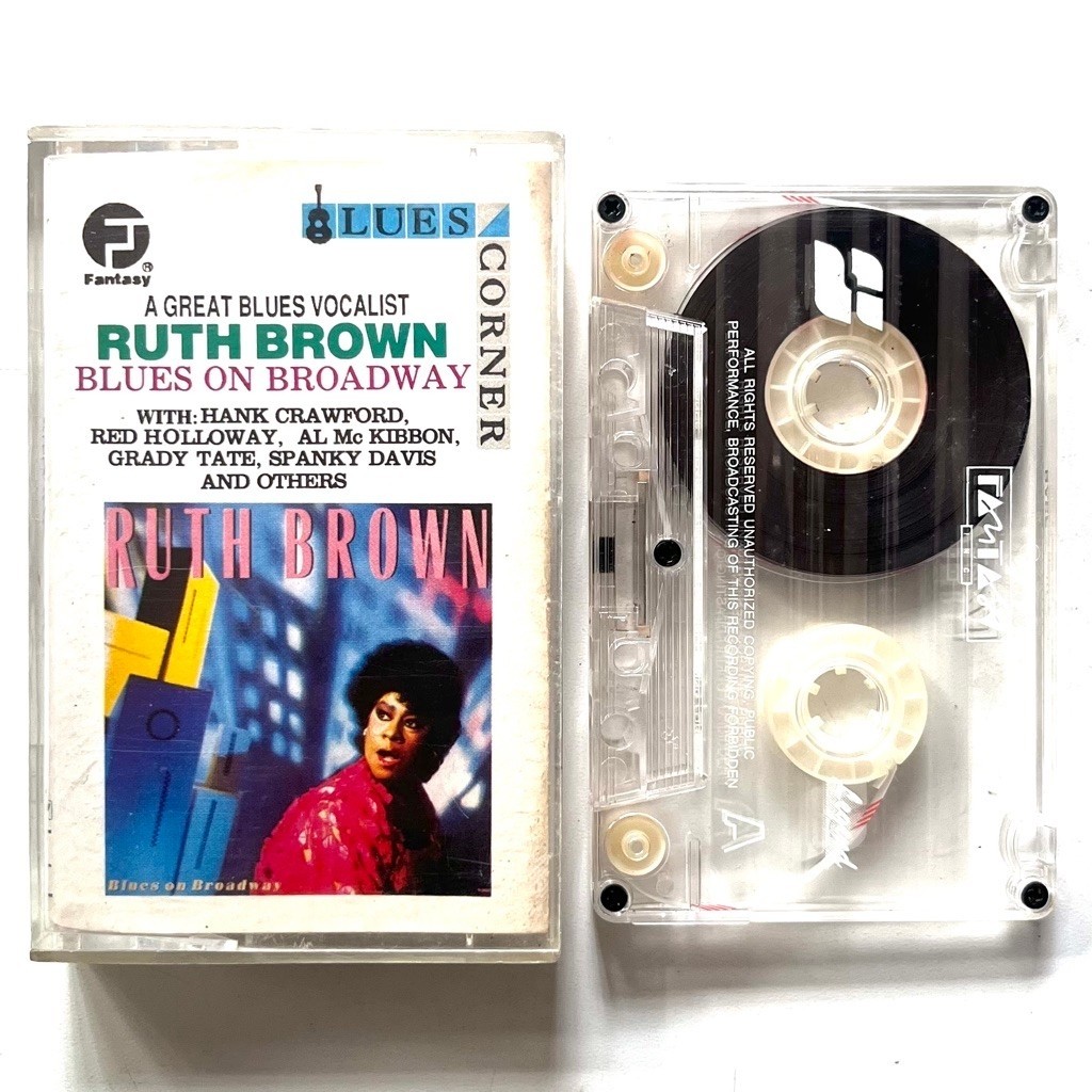 Kaset Pita Blues Ruth Brown - Blues on Broadway (BLUES CORNER / LEGEND RECORDS)