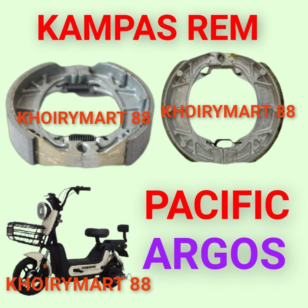 kampas rem pacific argos kampas rem sepeda listrik pacific argos