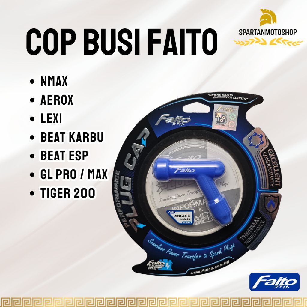 Cop Busi FAITO Nmax Aerox Old NewConnected Nmax Neo Lexi 125 Lexi LX155 Cangklong Busi Kepala Busi