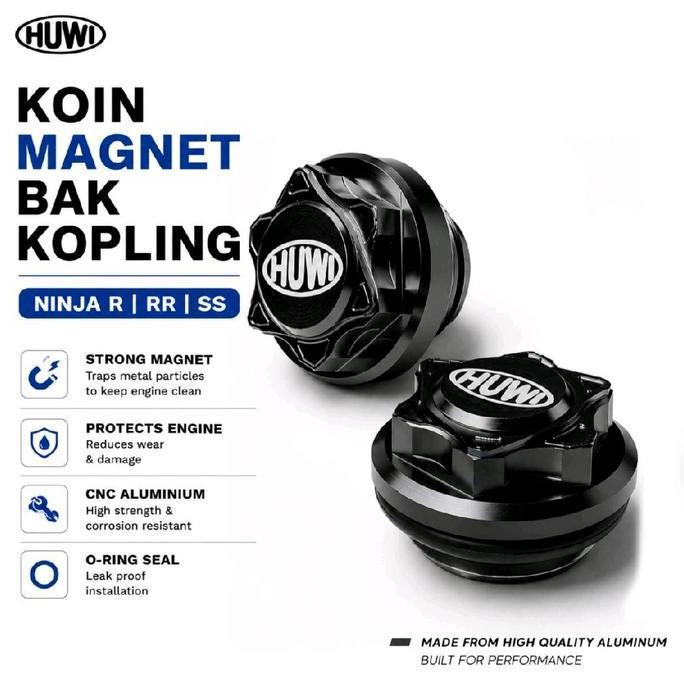 Promo Koin Magnet Bak Kopling Ninja R RR SS dengan Magnet Kuat Melindungi Mesin dari Geseran dan Ker