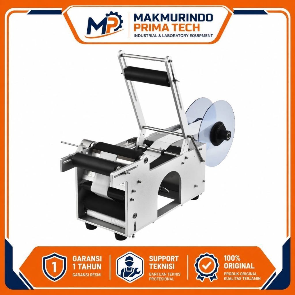 Mesin Labeling Semi Otomatis Label Sticker | Mesin Pemasang Label Stiker Botol Kemasan