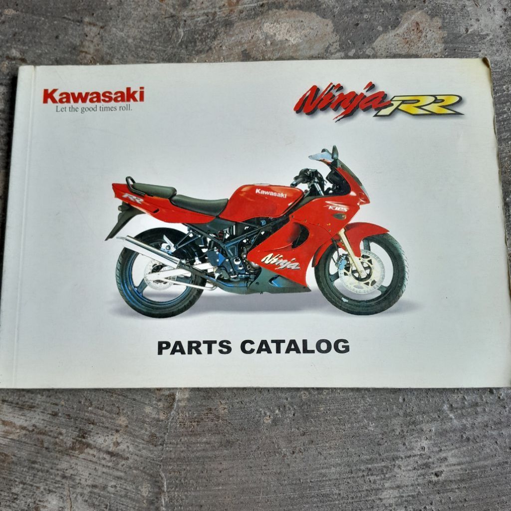 Buku part catalog katalog kawasaki ninja rr old original