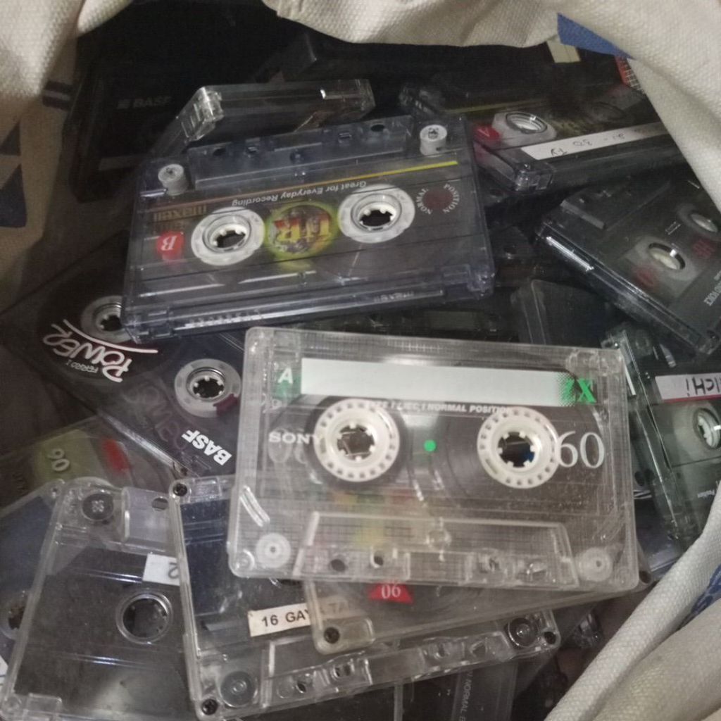 kaset kosong re-used/kaset blank/kaset rekaman
