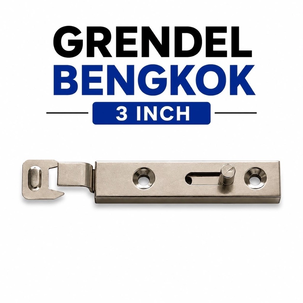 Grendel Bengkok Hk 3inch - Grendel Slot