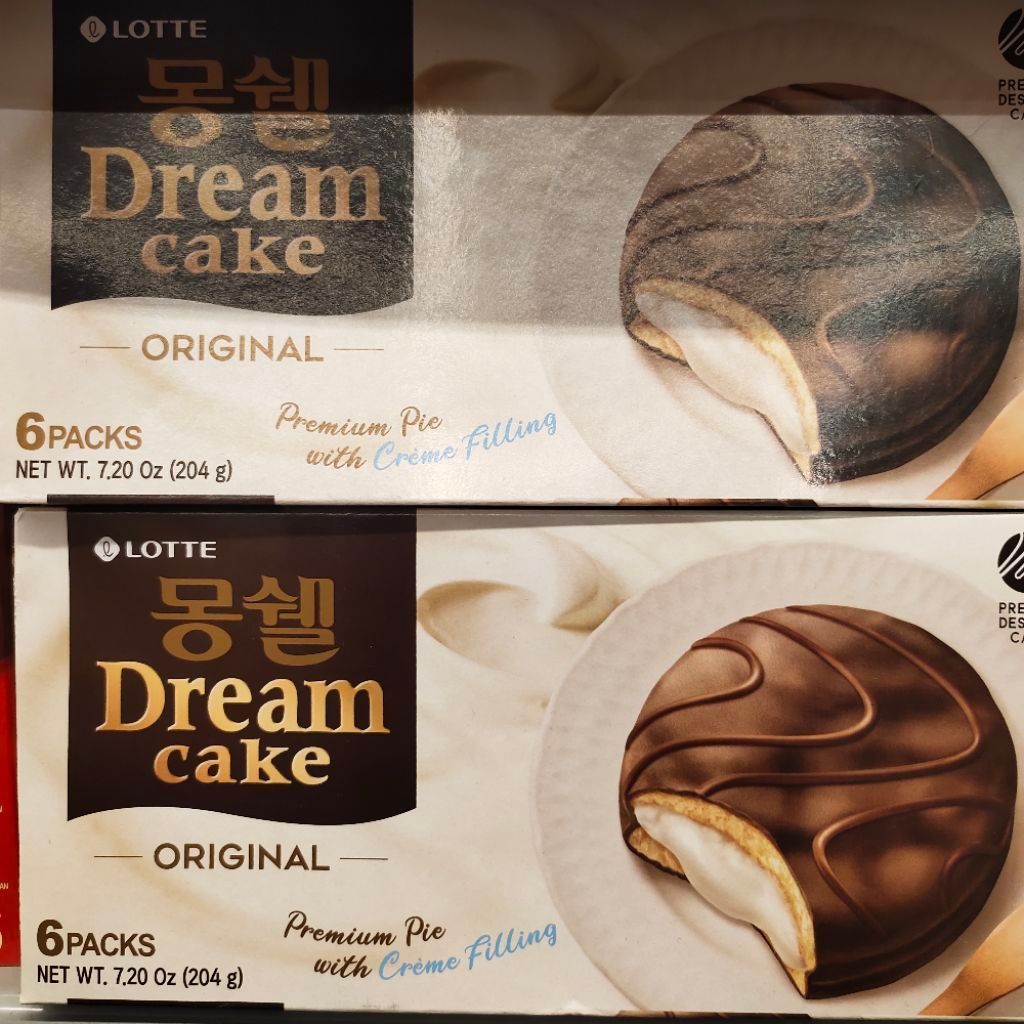 LOTTE Dream Cake Original 204gr import Korea