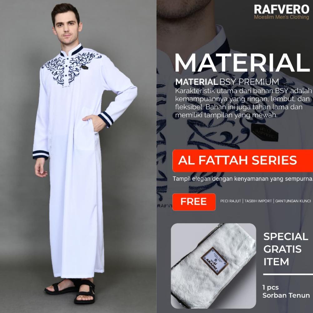 PROMO TERBARU Gamis Pria AlFattah ORIGINAL RAFVERO - Gamis Jubah Pria - RAFVERO ORIGINAL