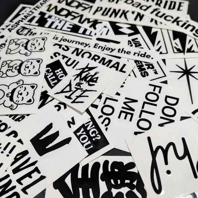 Promo Cutting sticker stiker sepeda lipat road bike fixed bike sugino zen chainring set vinyl Diskon