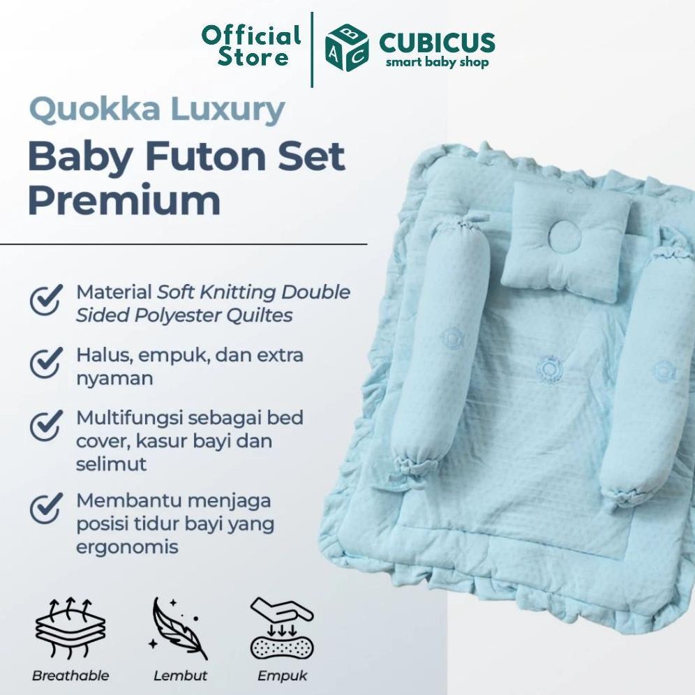TERLARIS QUOKKA Luxury - Baby Futon Set Premium Matras Bayi Bantal Guling Set Anti Peang