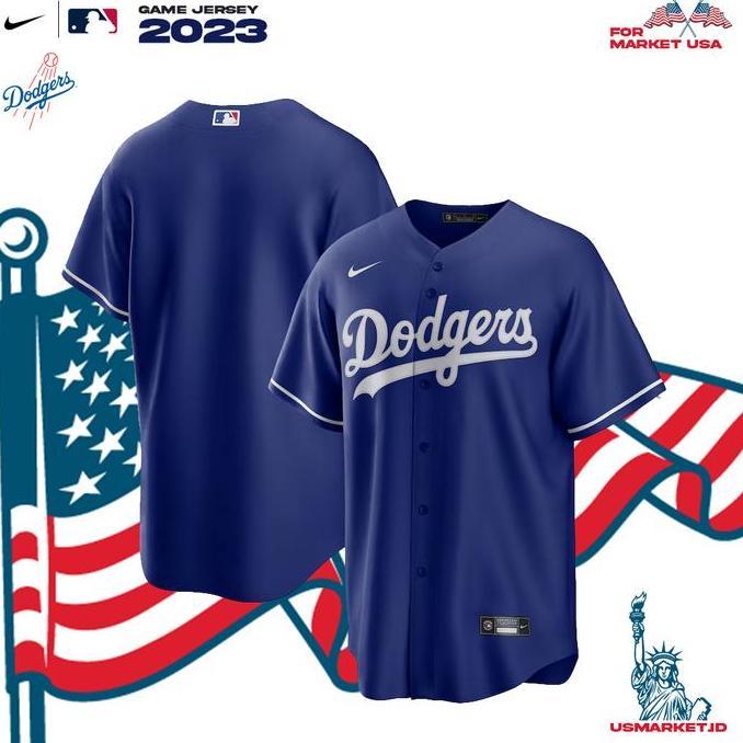 Kaos Jersey Nike Baseball MLB Los Angeles Dodgers Men Original Jersey