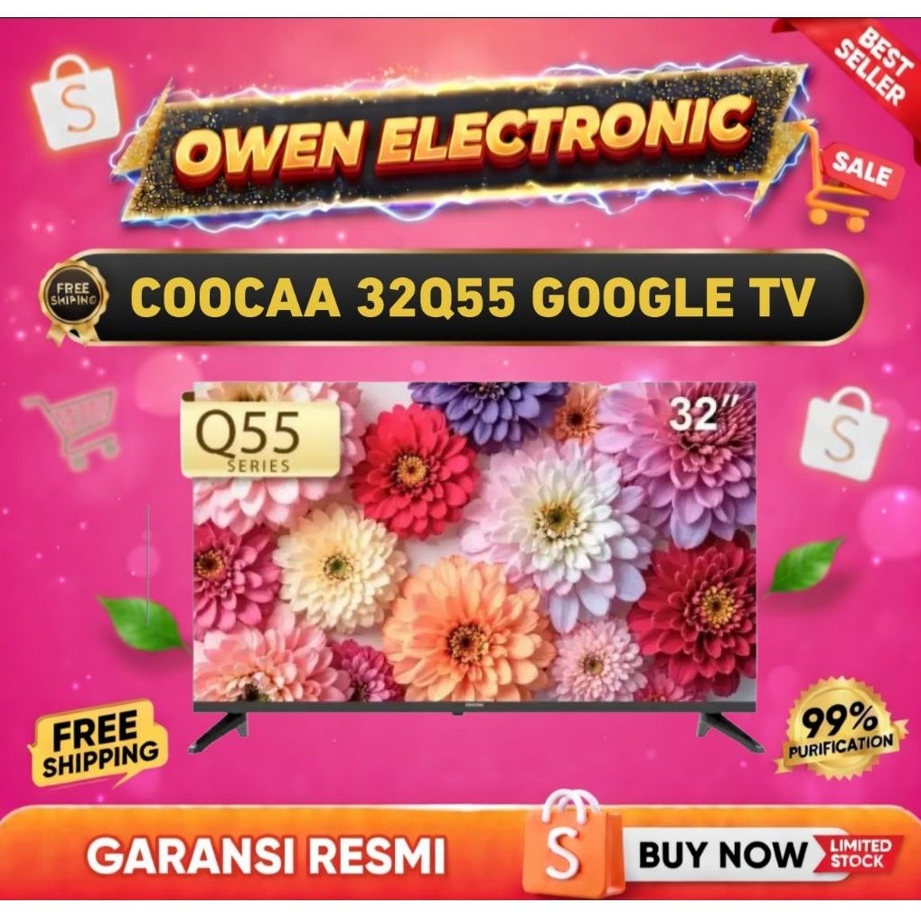 Google TV Coocaa 32Q55 GOOGLE TV Coocaa 32 inch