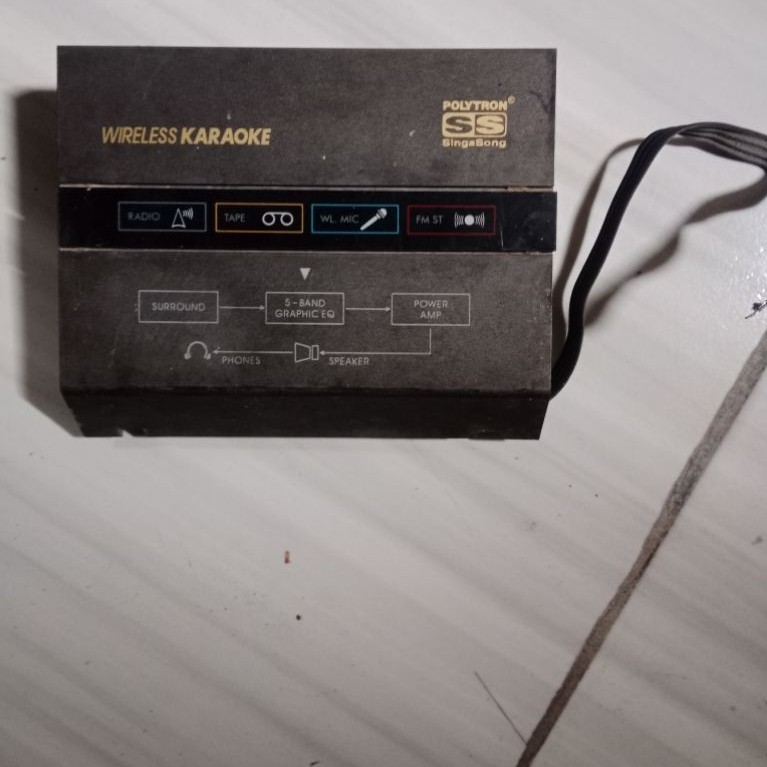 lampu tape compo polytron PSC 34kss copotan