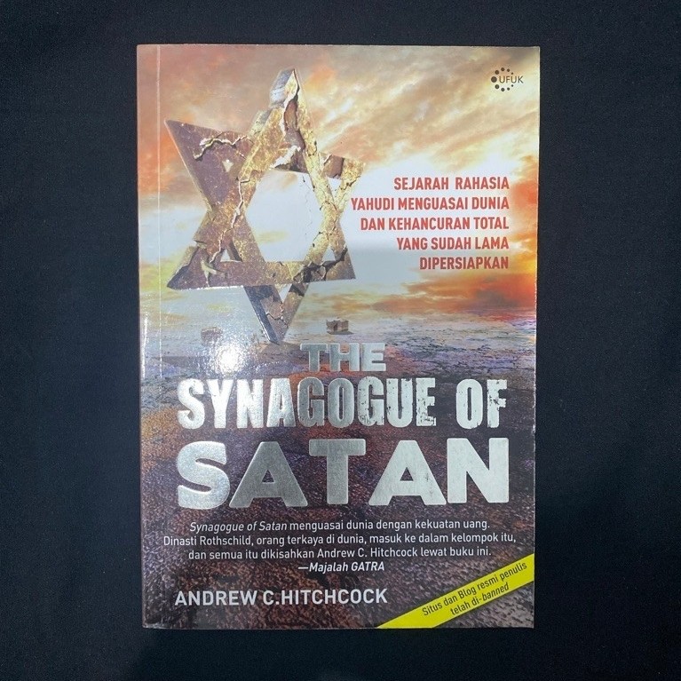 Buku Original THE SYNAGOGUE OF SATAN -  ANDREW C.  HITCHCCK