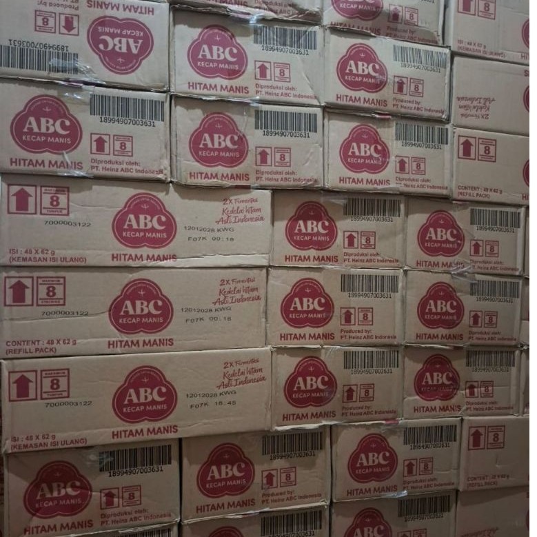 1 Karton Kecap Manis ABC Isi 48 dan 60 pcs Kemasan 62gr Promo Kecap Manis ABC Harga Murah