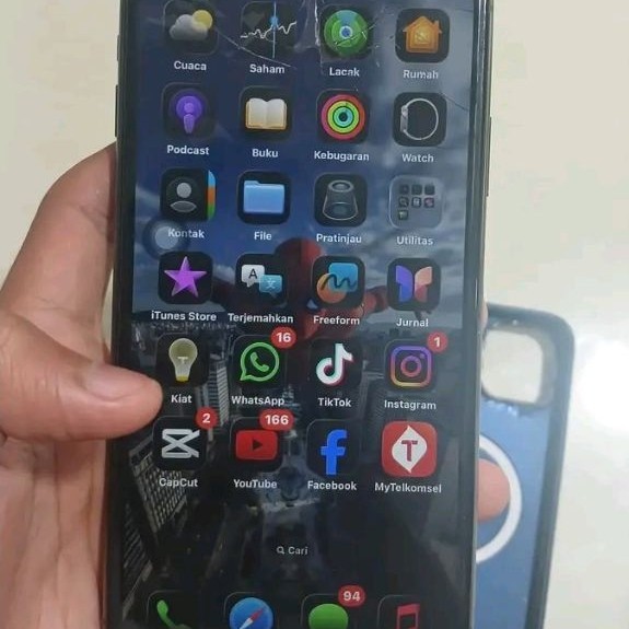 iphone 11 pro minus lcd retak