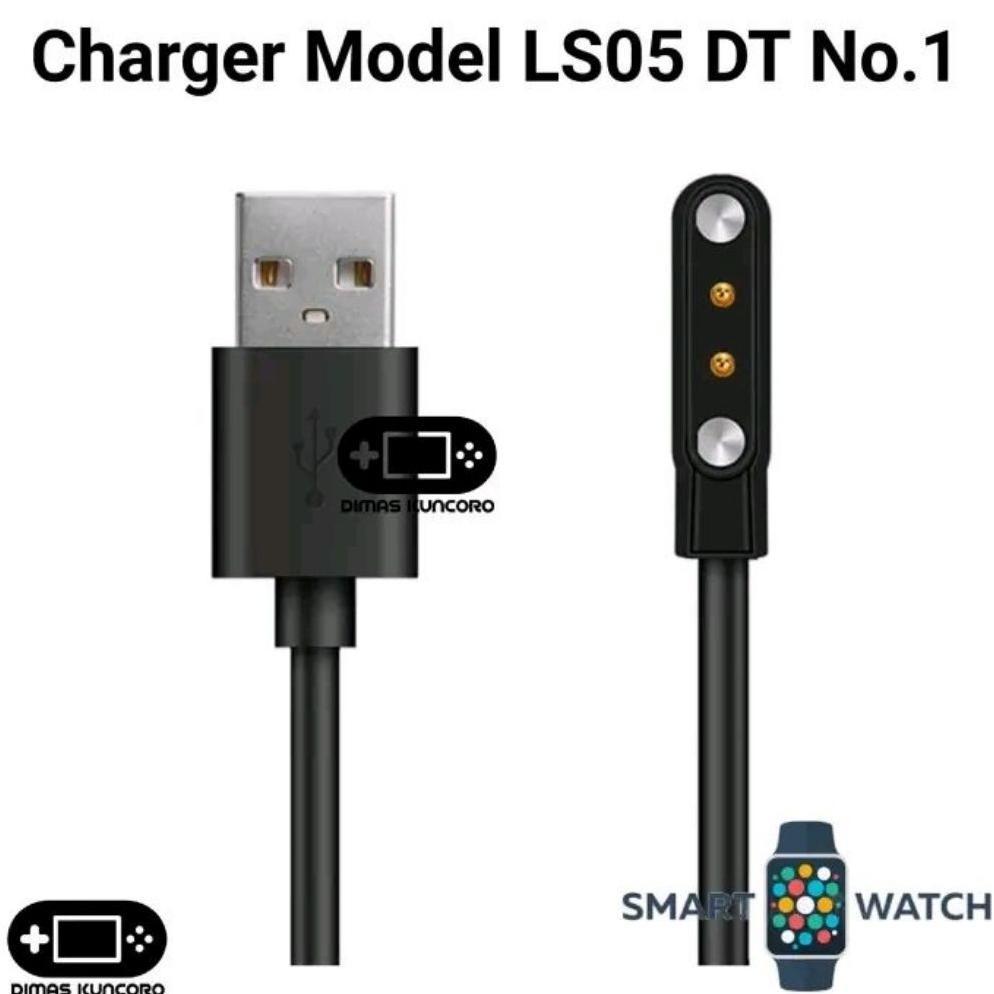 Charger Model LS05 dt no.1 charging smartwatch kingwear KW10 Q8 Q16 AK15 L15 kabel usb