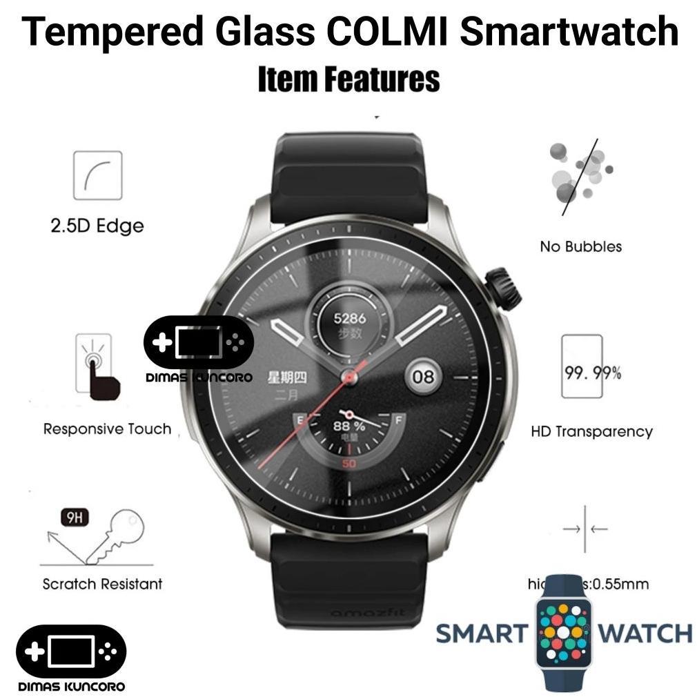 Tempered Glass COLMI Smartwatch anti gores antigores screen guard protector pelindung layar lcd colm