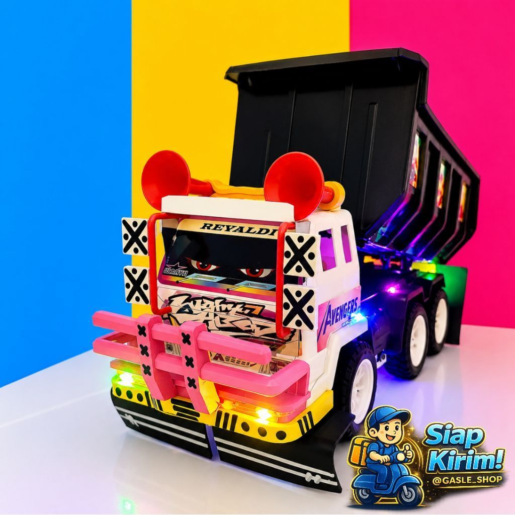 Mobilan Miniatur  truk oleng modfikasi mobil mobilan  TTP 02 termurah