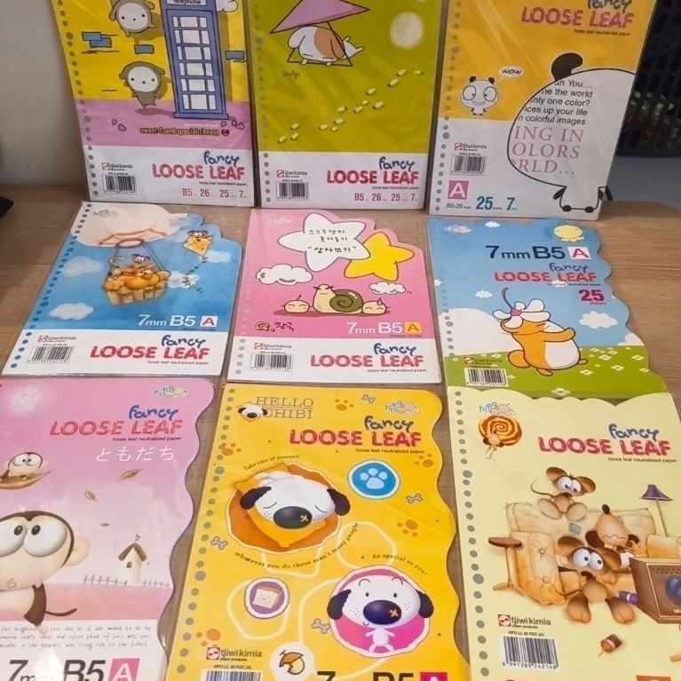 Kertas Binder B5 Motif/Kertas Loose Leaf Fancy 7mm B5