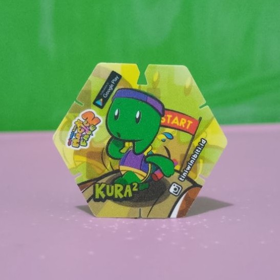Tazos / Tajos TINI WINI BITI MAGIC FACE DUO - KURA-KURA - Murah Retro Vintage Rare Koleksi Mainan An