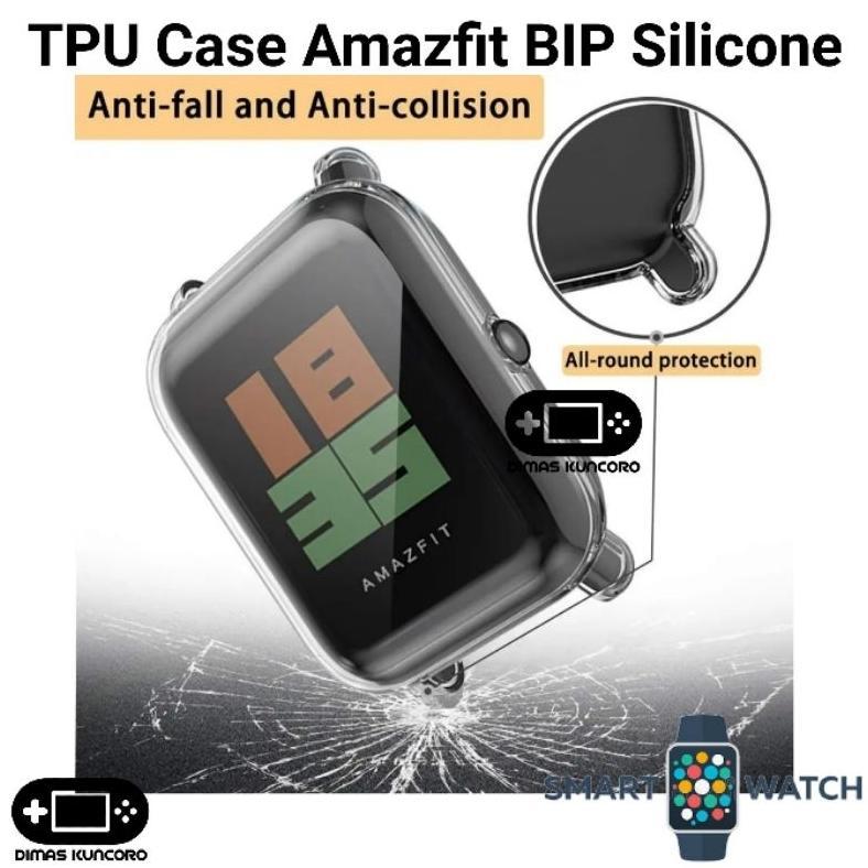TPU Case Amazfit BIP silicone silikon lite youth bip u 1s s pop pro gts 2 mini bumper soft casing co