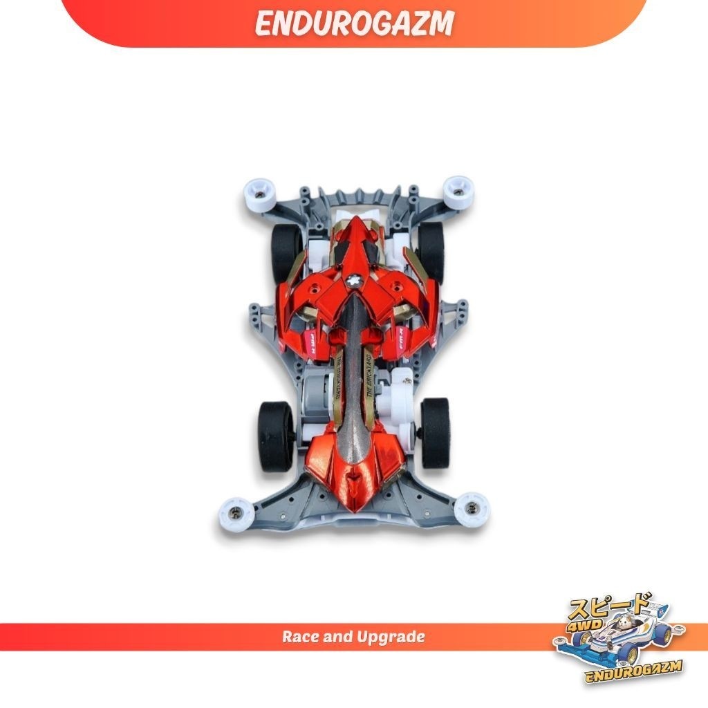 Body Tamiya Mach Frame Philippine Cup Special Red Metallic Chassis FMA brand DAXING