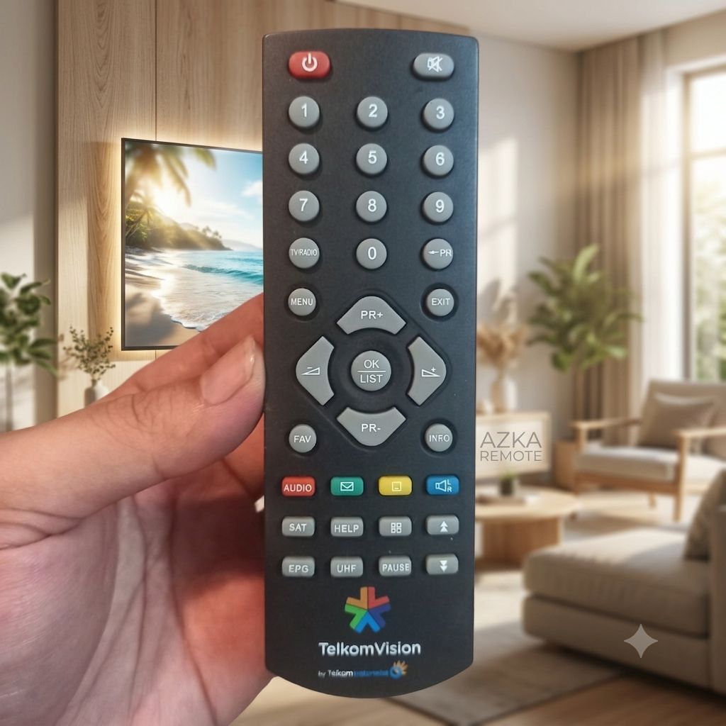 REMOTE REMOT STB PARABOLA TELKOMVISION KECIL ORIGINAL ASLI NC