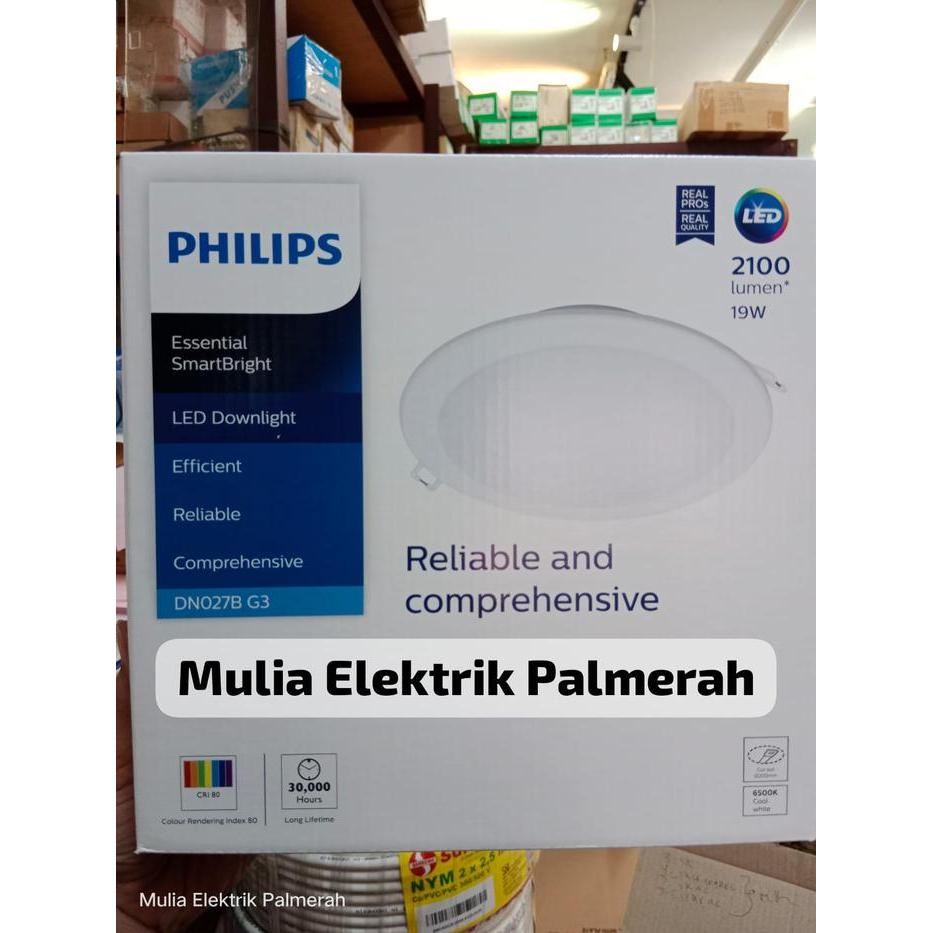 LAMPU LED PHILIPS DN 027B DN027B DN 027 B 22 WATT 22WATT - 4000K