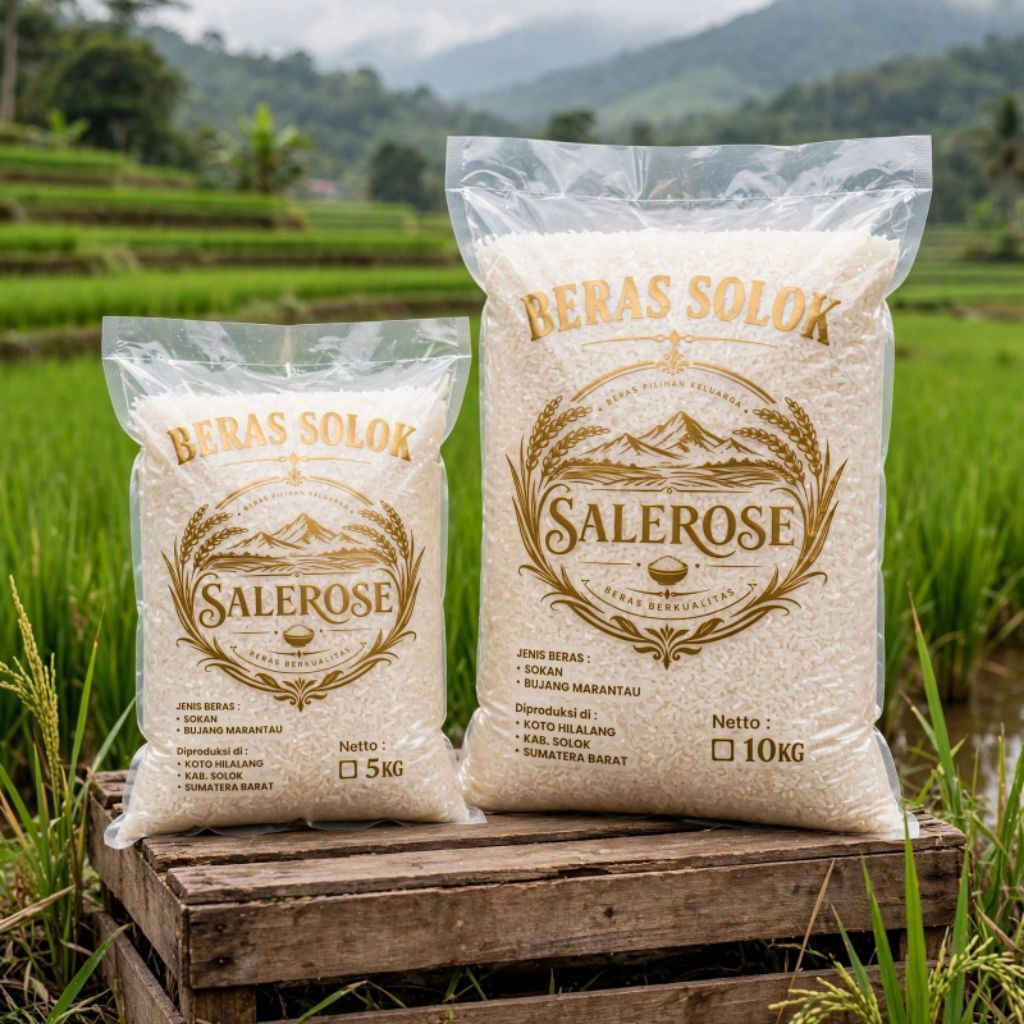 10 Kg Beras Solok/Beras Cisokan/Beras Sokan Premium Asli Solok - Sumatera Barat
