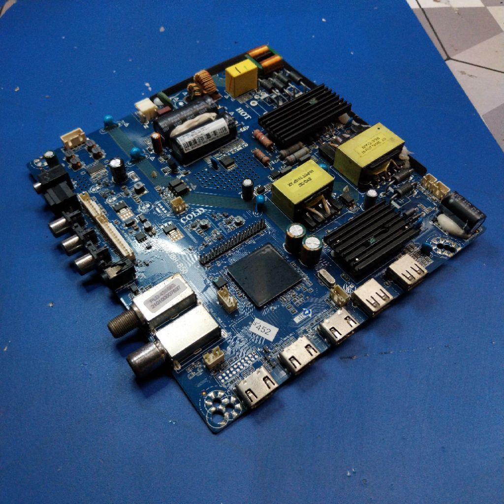 MB TV POLYTRON PLD 43S883 - PLD43S883 MAINBOARD TV POLYTRON PLD 43S883 MESIN TV LED POLYTRON PLD 43S