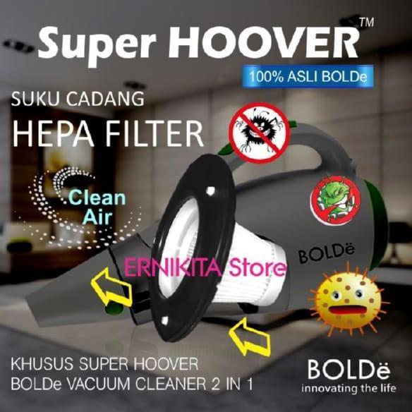 HEPA Filter Vacuum BOLDe SUPER HOOVER Cyclone Asli Washable