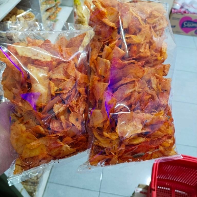 KERIPIK KRIWIL || SINGKONG KRIWIL PEDAS || KRIWIL PEDAS