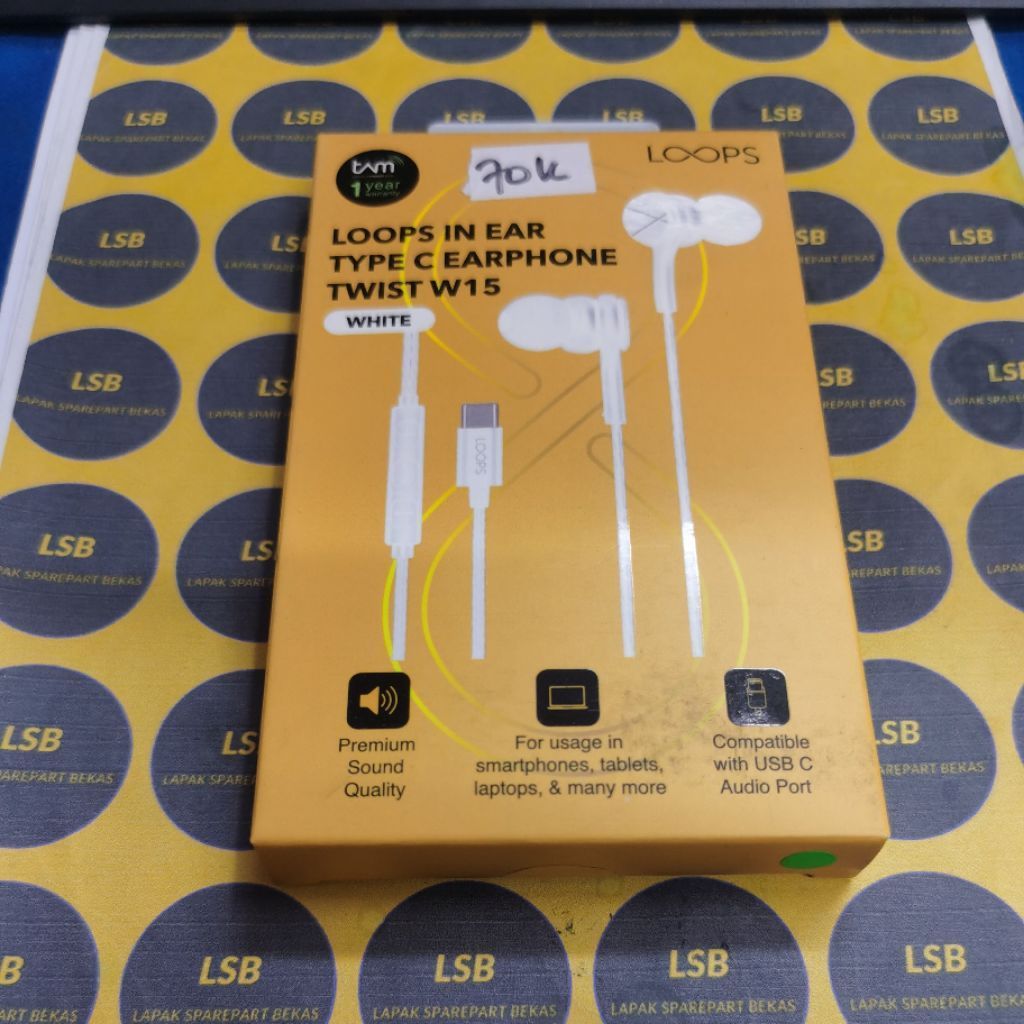 HEADSEAT EARPHONE LOOPS TYPE C W15 ORIGINAL LOOPS