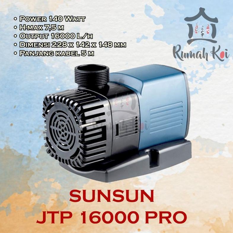 WK New Sunsun JTP 16000 Pro/JTP 14000 Pro/Sunsun CTP 16000 pro, ori dan resmi, dus merah