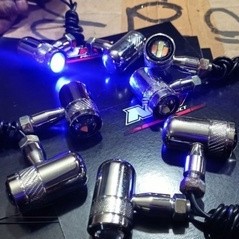 Lampu Sein Besi LED Motif Tali Air Lampu Sen RIting Reteng DOP LED Motif Ulir