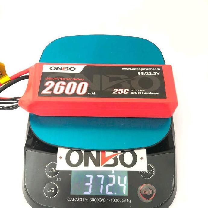 Lipo 6S 22.2V 2600Mah 25-50C Onbo Power
