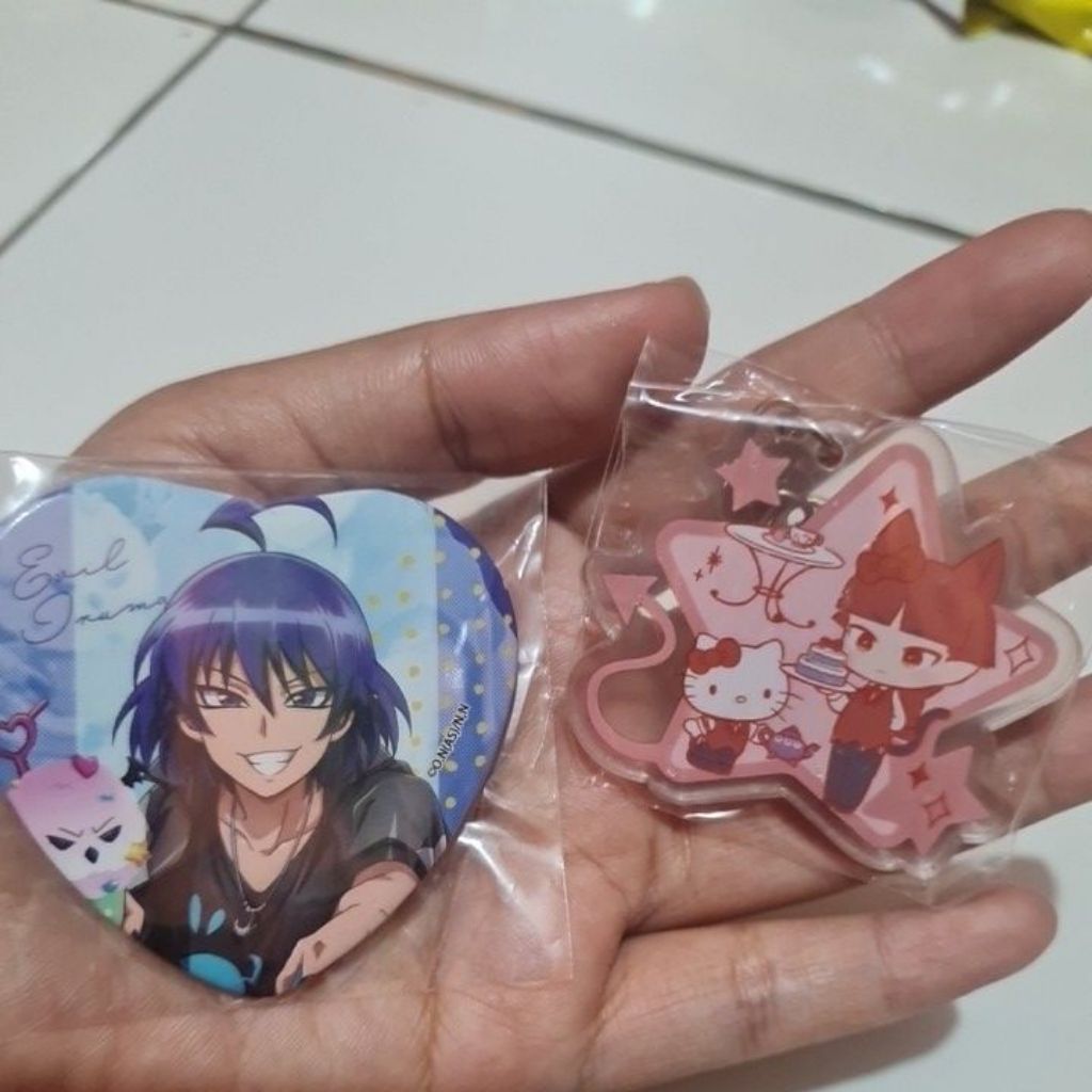 boneka iruma kun plushie doll merch keychain pin