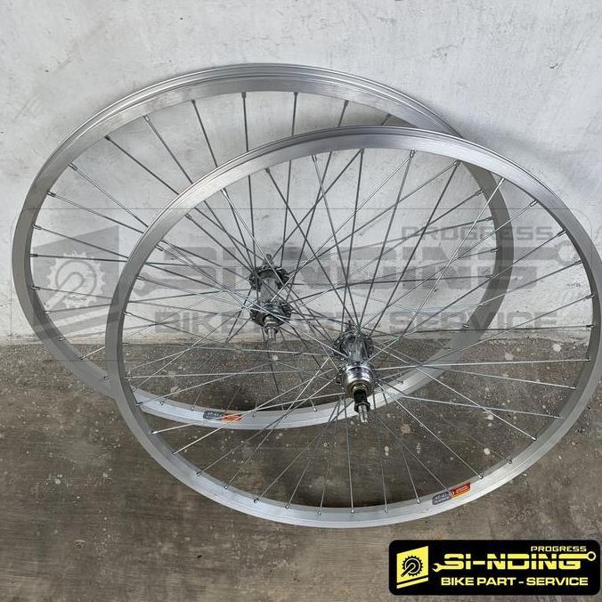 Wheelset 26 Inch Sepeda Federal Etrto 559 Rims Araya VP21 Single Wall