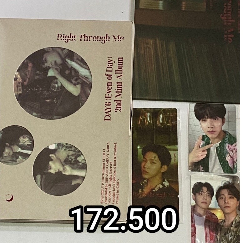 Unsealed Album Fullset Day6 Even Of Day Right Through Me Dowoon Set