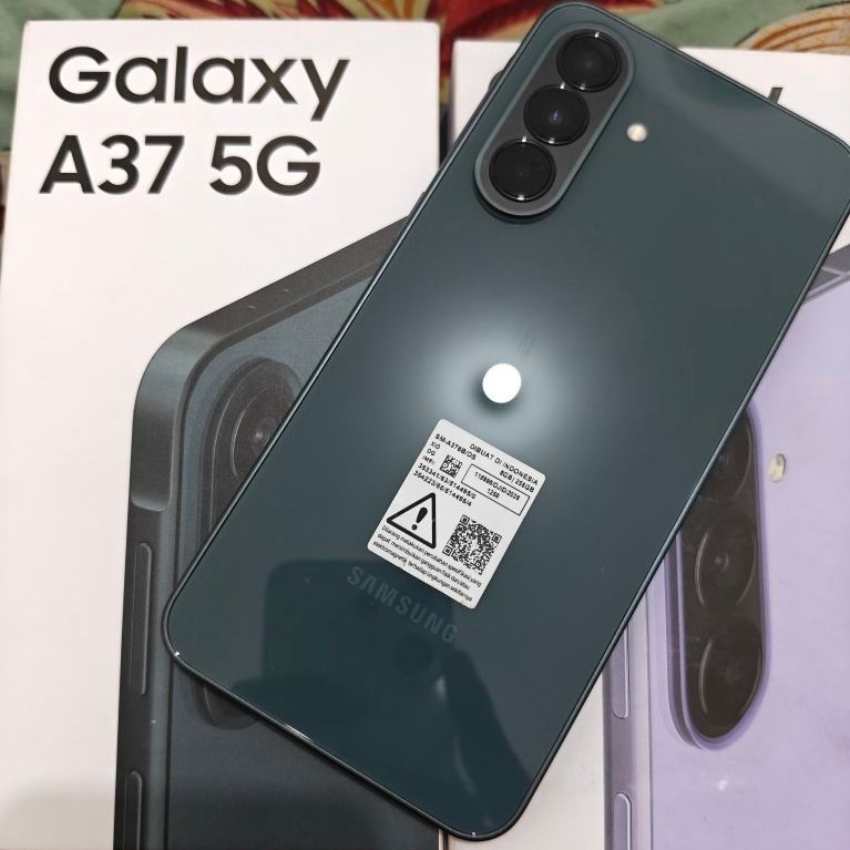 samsung a37 5g 8/128 minus lock finance fisik likenew pemakaian 1 bln