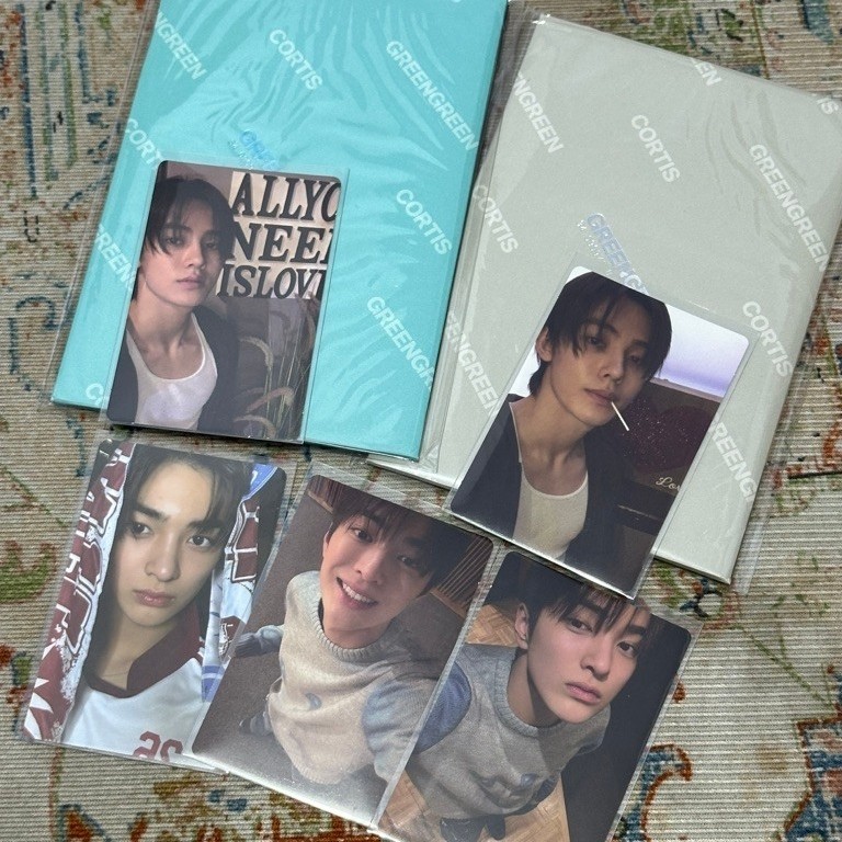 photocard pc cortis keonho seonghyeon greengreen weverse ld r3 - album panorama a b fullset