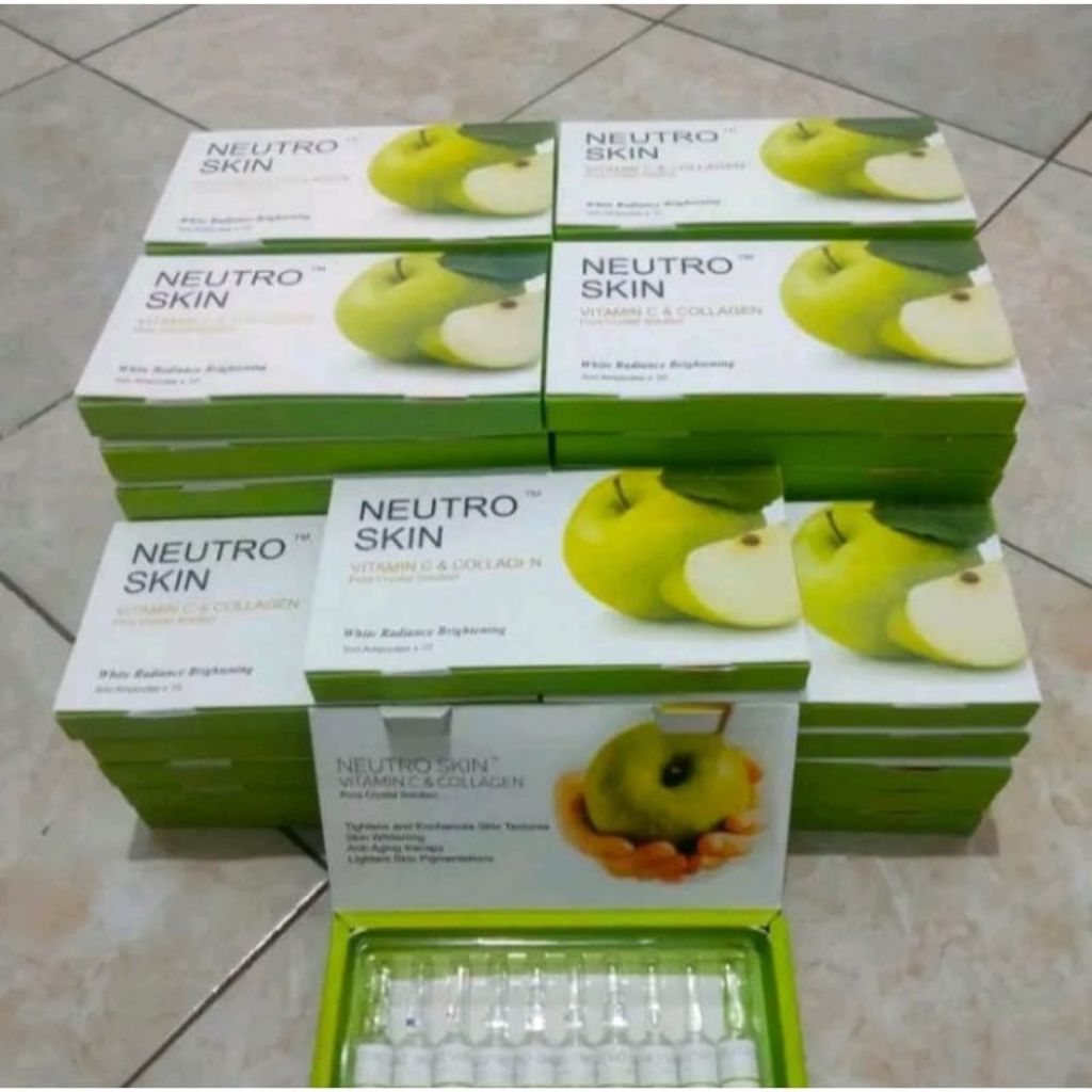 Skin neutro VIT C & Apple Collagen original bersegel (box)