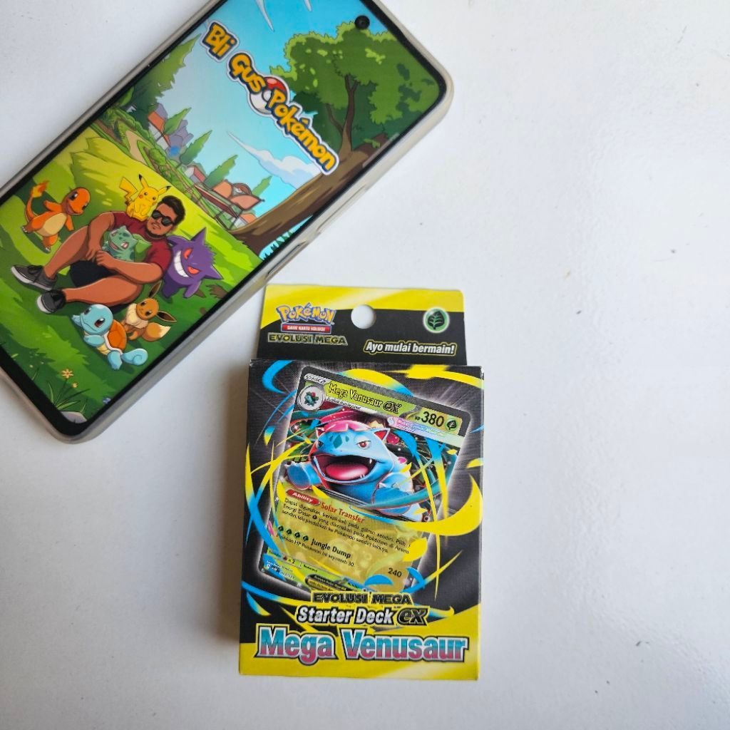 Pokemon TCG Evolusi Mega Starter Deck ex Mega Venusaur (MAAF)
