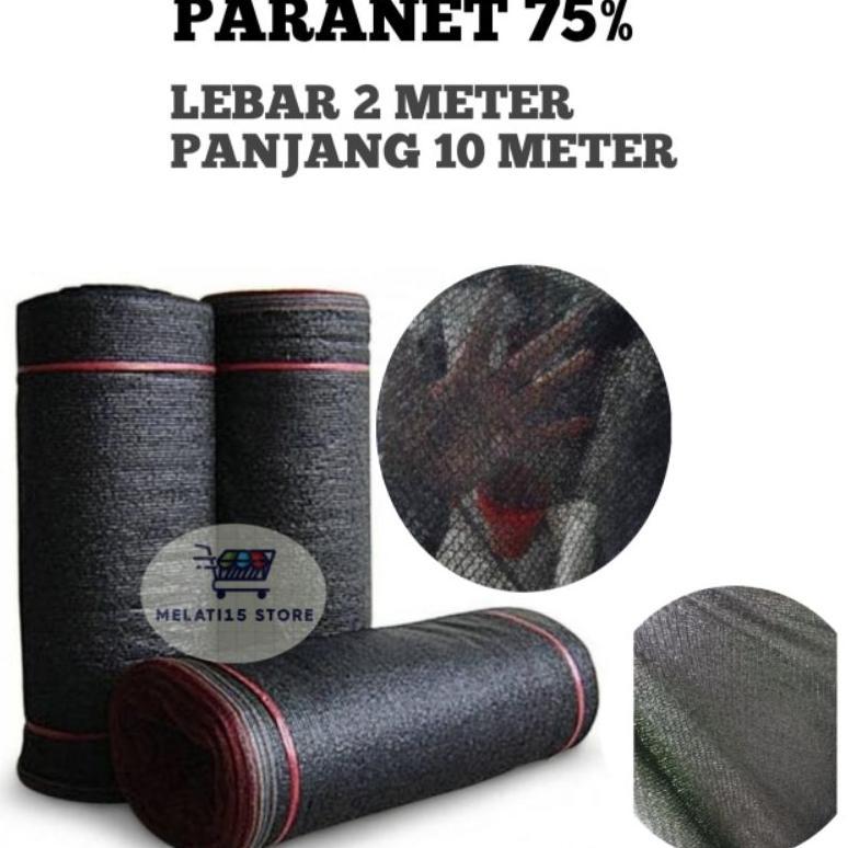 Paranet 75% Lebar 2 Meter Panjang 10 Meter