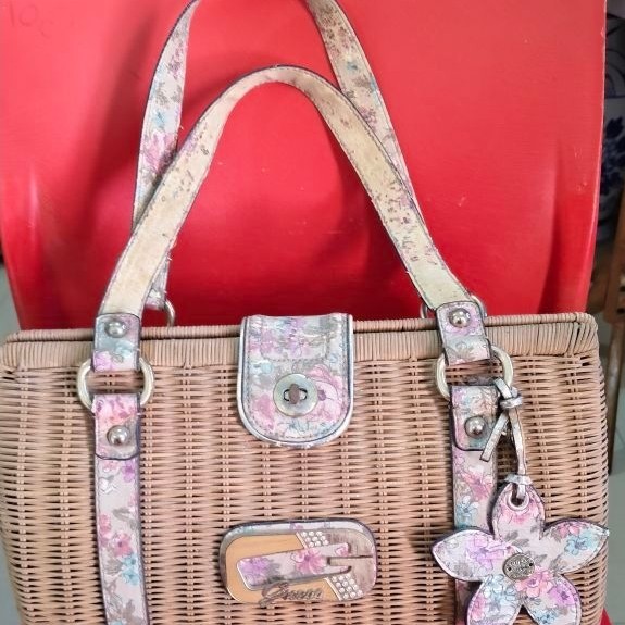 tas vintage guess ori
