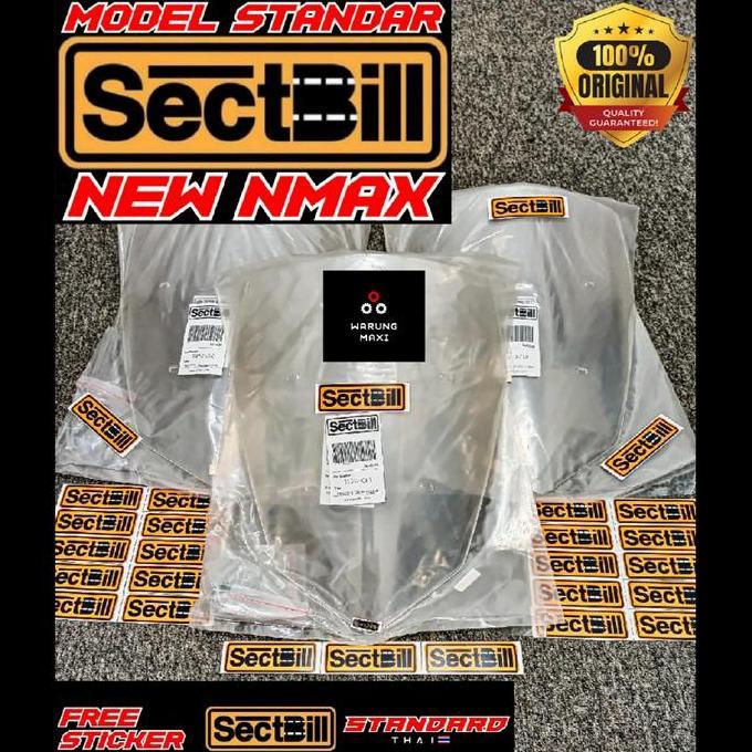WINDSHIELD VISOR SECTBILL NEW NMAX VISOR STANDAR NEW NMAX SECTBILL
