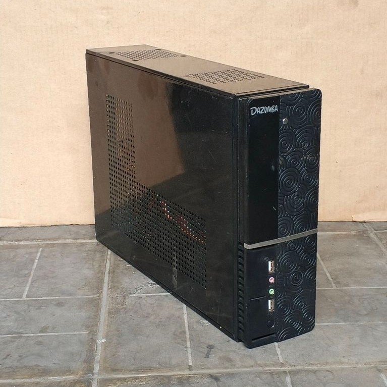 casing case pc cpu slim dazumba + power supply dazumba 380W