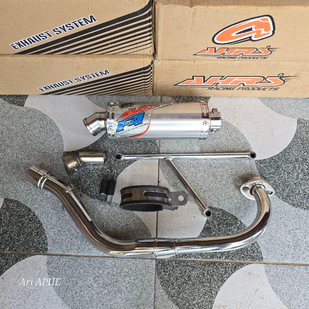 PROMO knalpot AHRS F4 TGA UB original yamaha MIO Karbu / Sporty / Smile