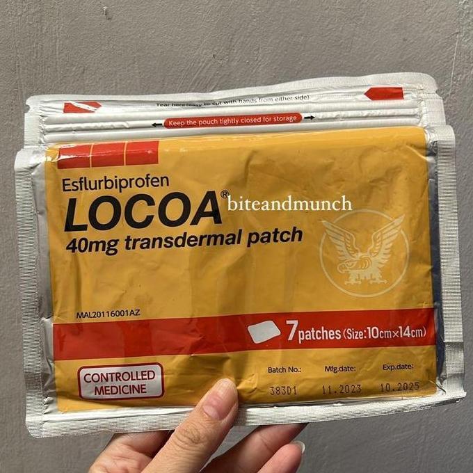 Locoa Transdermal Patch koyo nyeri sendi lutut badan