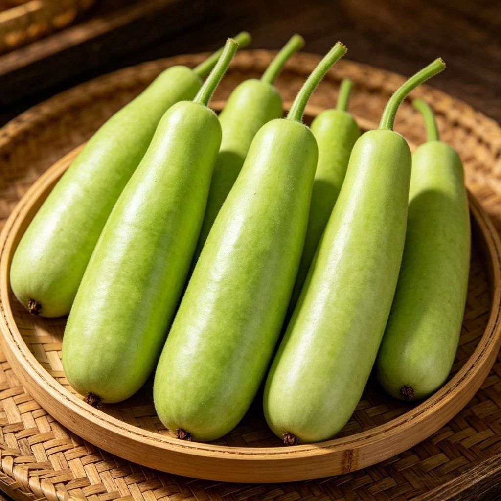 2 Butir Benih Labu Air Tanaman Sayur Benih Labu Air Panjang